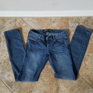 Express Stella Low Rise Skinny Jeans
